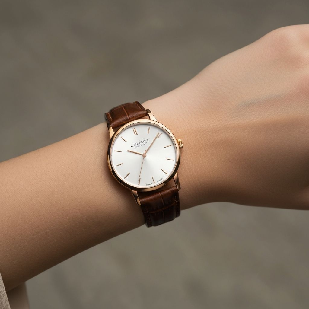 Minimalist Gold Watch